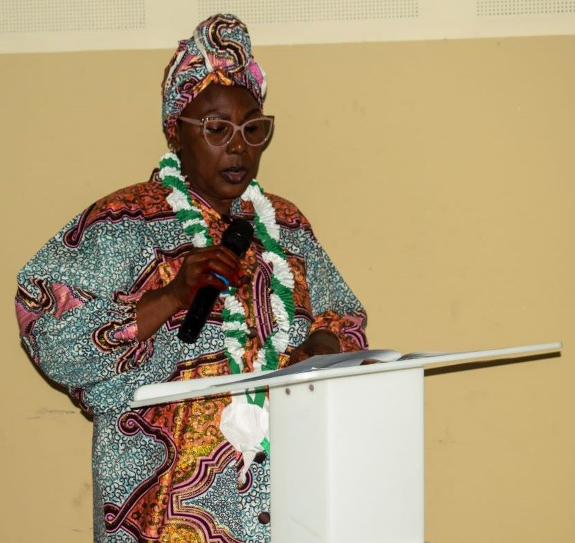 Permanent Secretary, FMIST, Mrs. Ronnel Gambo Dola Delivering the Chairman and Hon. Minister's Address